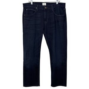 Hudson Blake slim straight jeans dark wash denim men’s waist 36 (measures 38)